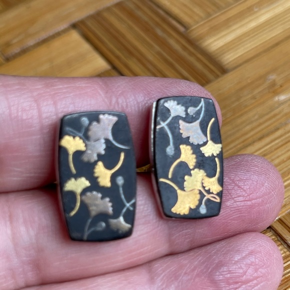 Vintage Other - Gorgeous gold & silver tone cufflinks